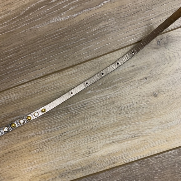 J. Crew Studded Bronze Belt Small - Picture 5 of 6